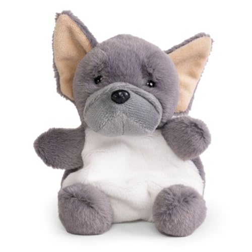 Little Living Nature Snugglies Pet Grey Frenchie Plush - Easter Stuffed Animal Gifts Little Living Nature Snugglies Pet Grey Frenchie Plush - Easter Stuffed Animal Gifts von Living Nature
