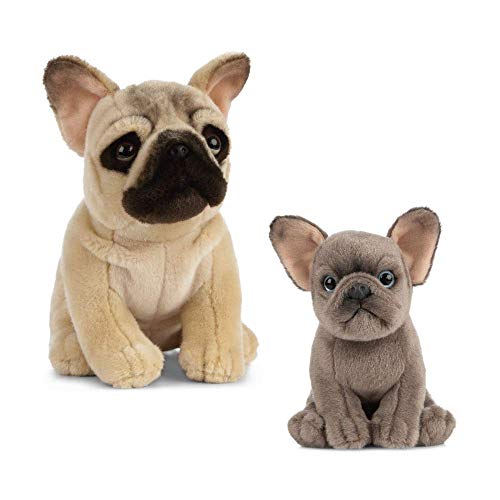 Living Nature AN496 Plüschtier für Hunde und Welpen, Bulldoggen, Brown & Grey, Bundle Living Nature AN496 Plüschtier für Hunde und Welpen, Bulldoggen, Brown & Grey, Bundle von Living Nature