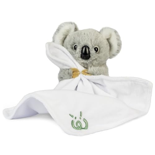 Living Nature Baby Koala Plüschtier | Inklusive Decke | Flauschiges und Kuscheliges Dschungeltier | Weiches Spielzeuggeschenk für Neugeborene und Babys | Naturli Umweltfreundlich von Living Nature