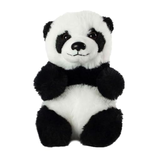 Living Nature Baby Panda Kuscheltier Plüschtier | Flauschiges und Kuscheliges Dschungeltier | Weiches Spielzeuggeschenk für Neugeborene und Babys | Naturli Umweltfreundlich von Living Nature