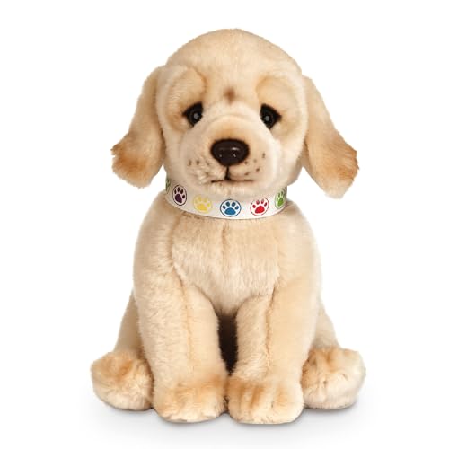 Living Nature Goldener Labradorwelpe, Realistisches, weiches Kuscheltier, Naturli umweltfreundlicher Plüsch, 23 cm Living Nature Goldener Labradorwelpe, Realistisches, weiches Kuscheltier, Naturli umweltfreundlicher Plüsch, 23 cm von Living Nature