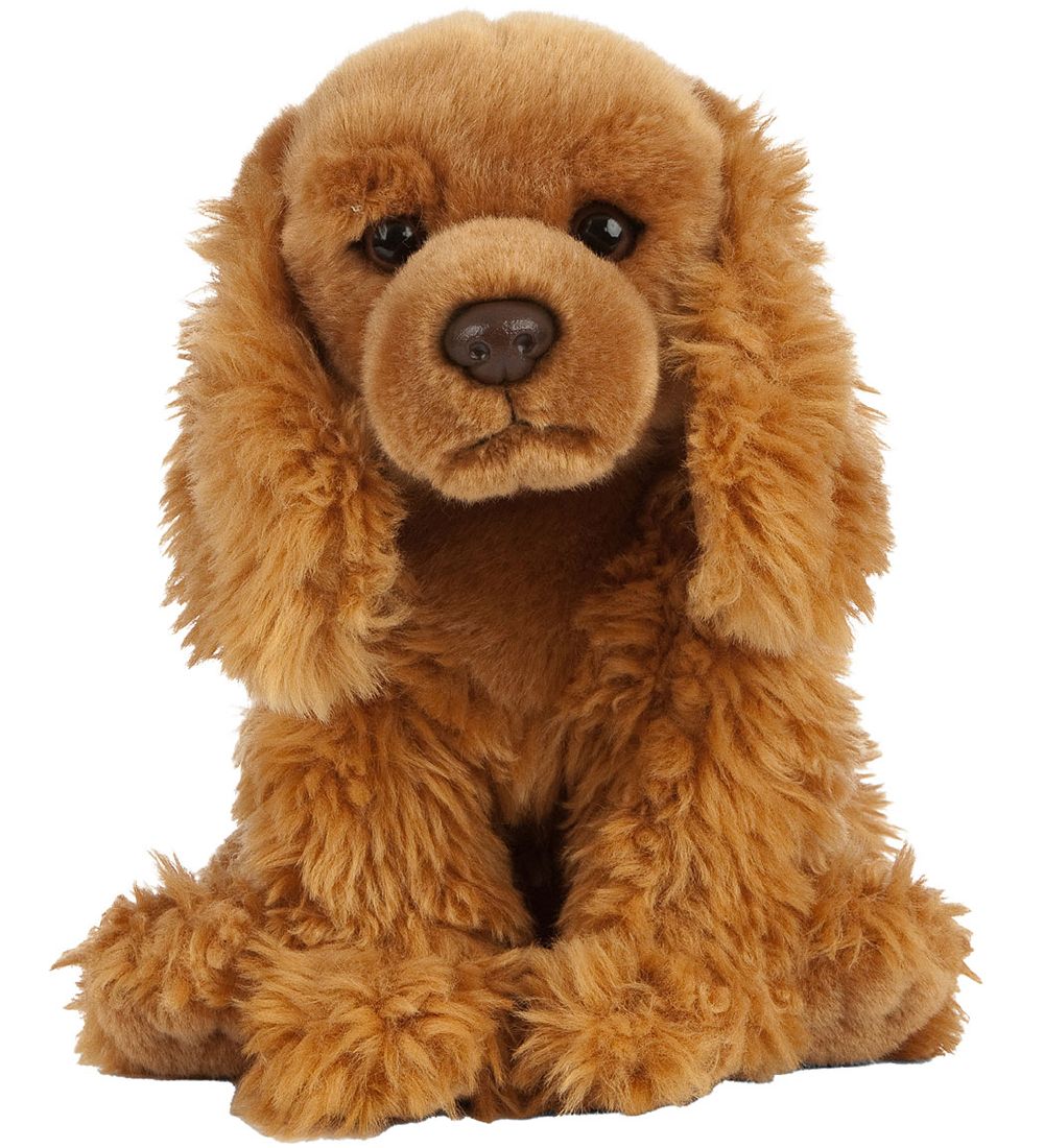 Living Nature Kuscheltier - 22x8 cm - Cocker Spaniel - Braun - Living Nature - One Size - Kuscheltiere von Living Nature
