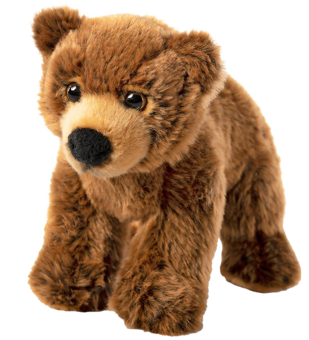 Living Nature Kuscheltier - 24x17 cm - Grizzlybär - Braun - Living Nature - One Size - Kuscheltiere von Living Nature