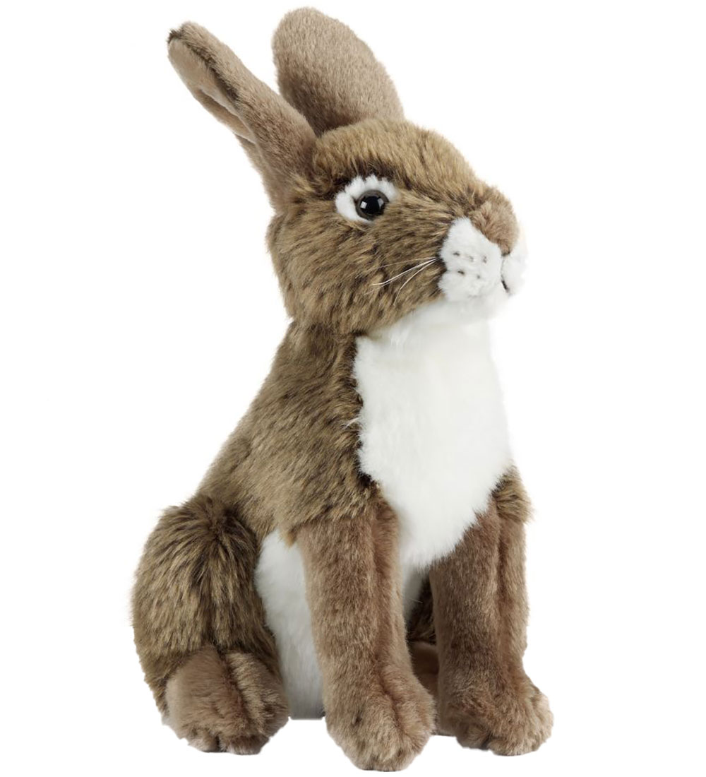 Living Nature Kuscheltier - 28x26 cm - Hare - Braun - Living Nature - One Size - Kuscheltiere von Living Nature
