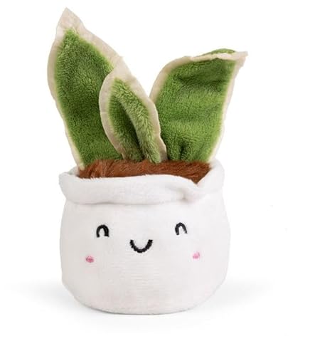 Living Nature Little Sansevieria Kuscheltier | Weiches Stofftier Pflanze Geschenk für Kinder von Living Nature