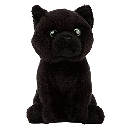 Living Nature Soft Toy - Stofftier Bombay Babykatze, schwarz (16cm) von Living Nature