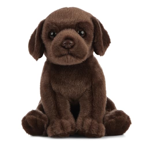 Living Nature Soft Toy - Stofftier Labrador Welpe, braun (16cm) von Living Nature