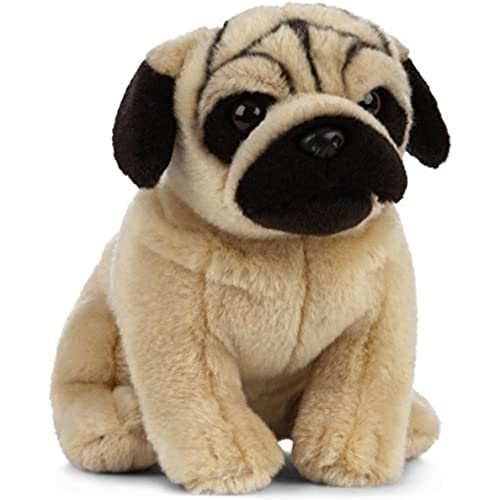 Living Nature Soft Toy - Stofftier Mops (20cm) von Living Nature