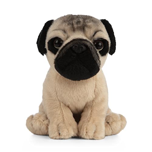 Living Nature Soft Toy - Stofftier Mops Welpe (16cm) von Living Nature