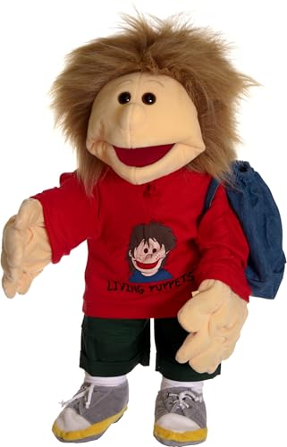 Living Puppets Gro�e Handpuppe Florian mit Badehose Groesse: 65 cm Farbe: rot Lieferumfang: Badehose im Rucksack MA000W230 von Living Puppets