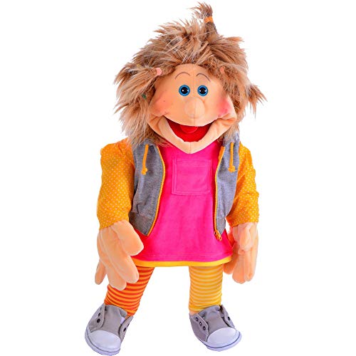 Living Puppets Große Handspielpuppe Lana aus Stoff in der Größe 65cm, W732 Mehrfarbig von Living Puppets