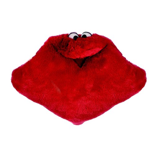 Living Puppets Handpuppe Wunschtraumkuschelmuschelkissen in der Farbe Rot aus Stoff, 40 x 40cm, W238-5 von Living Puppets