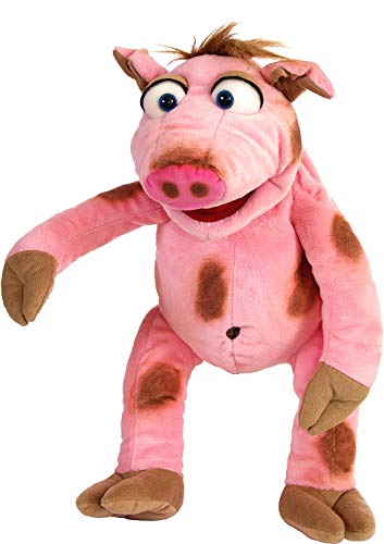 Living Puppets Handspieltiere Handpuppe Stulle für Erwachsene und Kinder geeignet, Größe: 47 cm, Handwäsche, W783, Rosa Living Puppets Handspieltiere Handpuppe Stulle für Erwachsene und Kinder geeignet, Größe: 47 cm, Handwäsche, W783, Rosa von Living Puppets