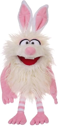 Living Puppets W803 Handpuppen, weiß/rosa, 34cm Living Puppets W803 Handpuppen, weiß/rosa, 34cm von Living Puppets