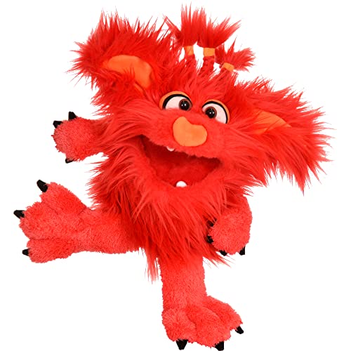 Living Puppets Monster to go Schnute aus Stoff in der Größe 35cm, W848 aus Stoff in der Größe 35cm, W848, Rot Living Puppets Monster to go Schnute aus Stoff in der Größe 35cm, W848 aus Stoff in der Größe 35cm, W848, Rot von Living Puppets