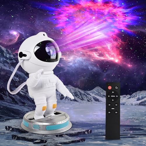 Livofloral Astronaut Sternenhimmel Projektor, LED Sternenhimmel Projektor Nachthimmel Lichtprojektor, Weltraum Sternenprojektor mit Fernbedienung&Timer 8 Nebelmodi, Geschenk für Kinder und Erwachsene Livofloral Astronaut Sternenhimmel Projektor, LED Sternenhimmel Projektor Nachthimmel Lichtprojektor, Weltraum Sternenprojektor mit Fernbedienung&Timer 8 Nebelmodi, Geschenk für Kinder und Erwachsene von Livofloral