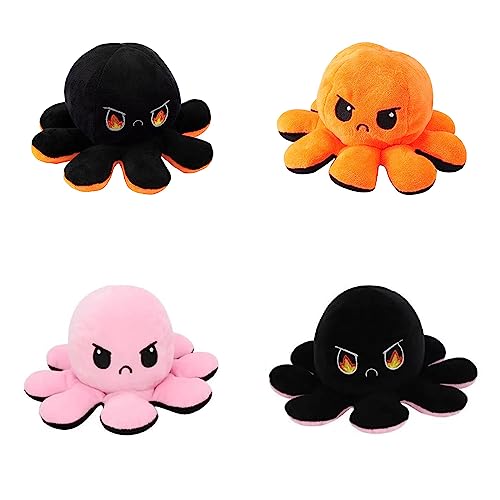 Liwein 2PCS Octopus Plüschtier, Oktopus Plüsch Wenden,Krake Plüschtier,Plüsch Octopus Spielzeug,Wenden Plüschtier,Octopus Plüschtiere,für Kinder Mädchen Jungen Freunde Geburtstagsfeiern Dekorationen von Liwein