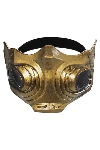 Lixinya Kinata Hasashi Cosplay Masken Helm Maskerade Halloween Karneval Party Kostüm Requisiten (One Size, Gold) von Lixinya