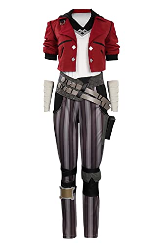 Lixinya Vi Piltover Enforcer Anime Halloween Karneval Outfits Party Rolle Bekleidung Halloween Kostüme Set Damen von Lixinya