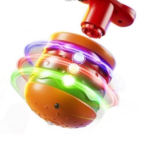 Hamburger Musik Kreisel Spielzeug - Leuchtende Und Drehende Gyroskop Spielzeuge, Blinkt Spinning Tops Spielzeug, Geeignet als Kinderparty, Feiertags oder Geburtstagsgeschenk Hamburger Musik Kreisel Spielzeug - Leuchtende Und Drehende Gyroskop Spielzeuge, Blinkt Spinning Tops Spielzeug, Geeignet als Kinderparty, Feiertags oder Geburtstagsgeschenk von Lixstyea