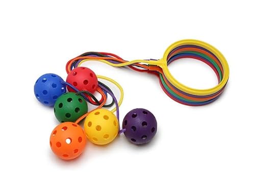 Lixstyea 6 Stücke Kinder Springring Fußkreisel Lixstyea 6 Stücke Kinder Springring Fußkreisel von Lixstyea