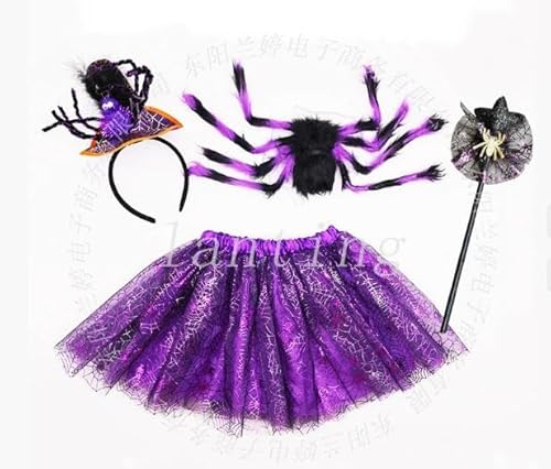 Lixstyea Halloween Spinne Kinder Mädchen von Lixstyea
