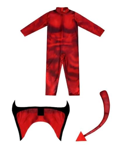 Lixstyea Kinderkostüm Teufel Halloween (L(135-145)) von Lixstyea