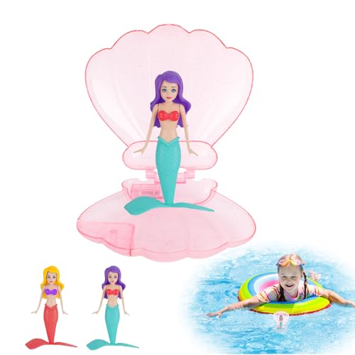 Lixstyea Meerjungfrau Tauch Spielzeug - 2 Meerjungfrauen mit 1 Muschel, Mermaid tauchspielzeug für Kinder, poolspielzeuge Mermaid Toy, tauchspielzeug für Kinder ab 6 Lixstyea Meerjungfrau Tauch Spielzeug - 2 Meerjungfrauen mit 1 Muschel, Mermaid tauchspielzeug für Kinder, poolspielzeuge Mermaid Toy, tauchspielzeug für Kinder ab 6 von Lixstyea
