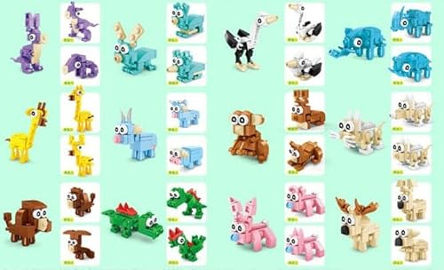 Lixstyea Mini Bausteine Tiere Konstruktionsspielzeug von Lixstyea