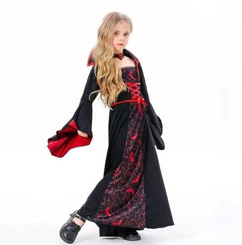 Lixstyea Vampir Kostüm Kinder (120cm) von Lixstyea