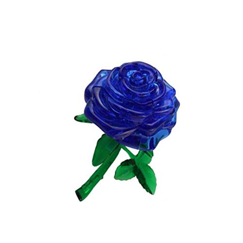 LjzlSxMF Kreative 3D-kristall Puzzle Rose-Blumen-Dekoration 44pieces 3D Puzzle Glass Building Blocks-blau LjzlSxMF Kreative 3D-kristall Puzzle Rose-Blumen-Dekoration 44pieces 3D Puzzle Glass Building Blocks-blau von Hemore