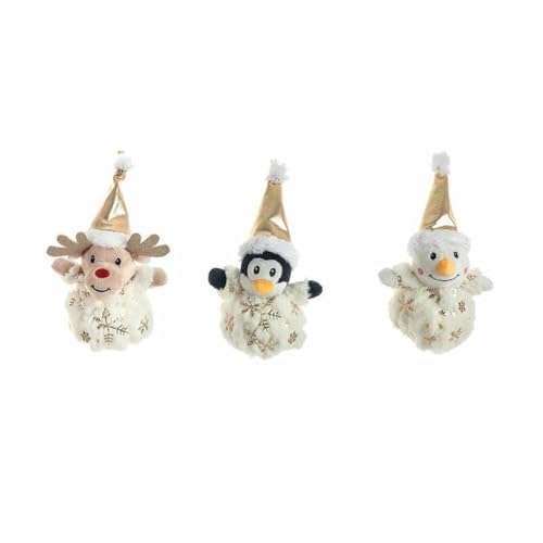 Llopis Plüsch-Kugel X´Mas Gold, 14 cm, 6, Mehrfarbig (46929) von Llopis