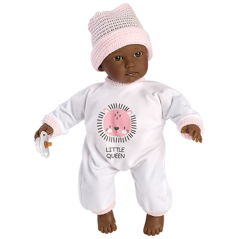 Babypuppe LITTLE QUEEN (30cm) in weiß/rosa von Llorens