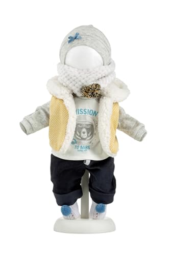 Llorens 1024933 Puppenkleidung für 42 cm Puppen, Kleider-Set Astronaut mit Blauer Cordhose und schicker Kuschelweste, Puppenoutfit, Puppenzubehör Llorens 1024933 Puppenkleidung für 42 cm Puppen, Kleider-Set Astronaut mit Blauer Cordhose und schicker Kuschelweste, Puppenoutfit, Puppenzubehör von Llorens