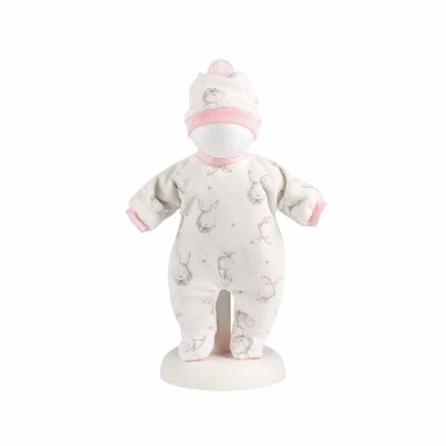 Llorens 1063206 Puppenkleidung für 32cm Puppen, rosa Pyjama Set mit niedlichen Häschen, Puppenschlafanzug mit Schlafmütze, Puppenzubehör Llorens 1063206 Puppenkleidung für 32cm Puppen, rosa Pyjama Set mit niedlichen Häschen, Puppenschlafanzug mit Schlafmütze, Puppenzubehör von Llorens