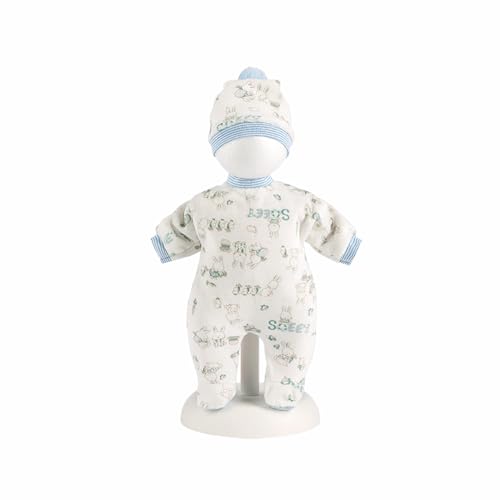 Llorens 1063207 Puppenkleidung für 32cm Puppen, blaues Pyjama Set mit niedlichen Häschen, Puppenschlafanzug mit Schlafmütze, Puppenzubehör Llorens 1063207 Puppenkleidung für 32cm Puppen, blaues Pyjama Set mit niedlichen Häschen, Puppenschlafanzug mit Schlafmütze, Puppenzubehör von Llorens