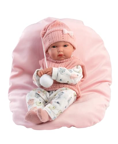 Llorens 1063504 Puppe Bimba, mit blauen Augen und weichem Körper, Babypuppe inkl. Outfit und Kuschelkissen, Puppenmädchen, New Born, 35cm Llorens 1063504 Puppe Bimba, mit blauen Augen und weichem Körper, Babypuppe inkl. Outfit und Kuschelkissen, Puppenmädchen, New Born, 35cm von Llorens