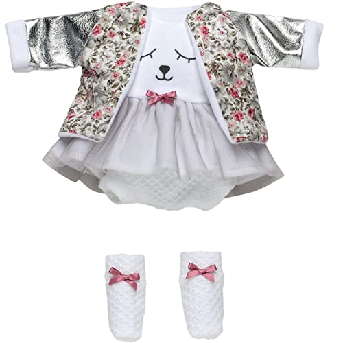 Llorens 1095353 Puppenkleidung für 35cm Puppen, Festliches Kleiderset Bärchen, Puppenzubehör Llorens 1095353 Puppenkleidung für 35cm Puppen, Festliches Kleiderset Bärchen, Puppenzubehör von Llorens