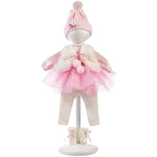 Llorens Puppenkleidung für 38-40cm Puppen, Kleiderset Tütü pink, Puppenzubehör, 1054043 von Llorens