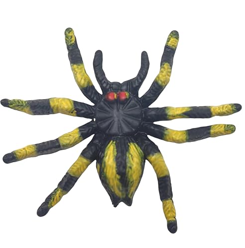 Lmlliang Realistische Kunststoffspinnen für Halloween, Heim-Party-Dekorationen, 63 mm x 52 mm x 8 mm, Gelb / Schwarz, 5 Stück Lmlliang Realistische Kunststoffspinnen für Halloween, Heim-Party-Dekorationen, 63 mm x 52 mm x 8 mm, Gelb / Schwarz, 5 Stück von Lmlliang