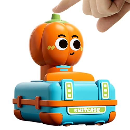 Lnhgh 360 ° rotierendes Stuntauto, Pickup Toy Truck - Nettes Cartoon -Form -Stunt -Auto - Einziehbarer Pull Rod Safe Toys Truck zum Geburtstag Neujahr Weihnachten Ostern von Lnhgh