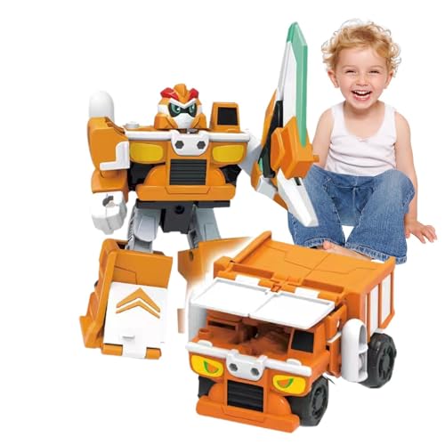 Lnhgh Autospielzeug verwandeln,Spielzeugautos verwandeln | 2-in-1-Transformationsauto-Roboterspielzeug,Kreatives und lustiges Kinder-Puzzle-Spielzeug, Kinder-Konstruktionsspielzeug für Jungen von Lnhgh