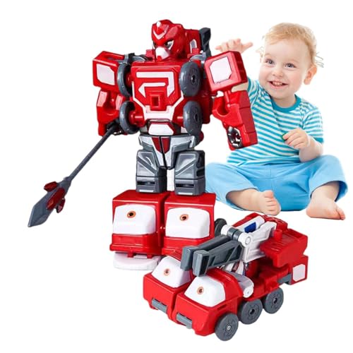 Lnhgh Autospielzeug verwandeln,Spielzeugautos verwandeln | 2-in-1-Transformationsauto-Roboterspielzeug | Kreative Kinder Konstruktion Spielzeug Roboter Auto Spielzeug Kind Puzzle Spielzeug für Kinder von Lnhgh