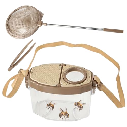 Lnhgh Butterfly Catching Kit, Butterfly Collection Kit,Butterfly Collector Box Kids Adventure Set mit Handgurt | Bildungsforschungen Set Nature Explorer Kit für Kinder Mädchen von Lnhgh