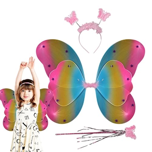 Lnhgh Feenflügel Für Kinder | Schmetterling Haarreif Kostüm Zubehör,Haarreif Mit & Kostümzubehör Für Kleinkinder Mädchen Festliche Verkleidung Lnhgh Feenflügel Für Kinder | Schmetterling Haarreif Kostüm Zubehör,Haarreif Mit & Kostümzubehör Für Kleinkinder Mädchen Festliche Verkleidung von Lnhgh
