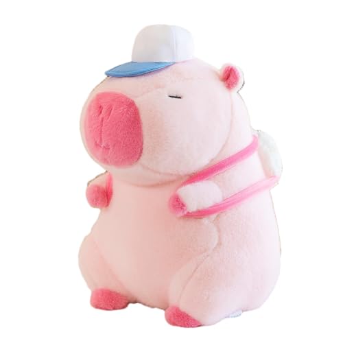 Lnhgh Gefüllte Capybara, Capybara Plüsch - 25 cm süße Capybara-Plüsch-weiche Tierpuppe | Dekoratives Capybara-Plüschtier, umarmbare Kissenpuppe für Wohnzimmer, Auto von Lnhgh