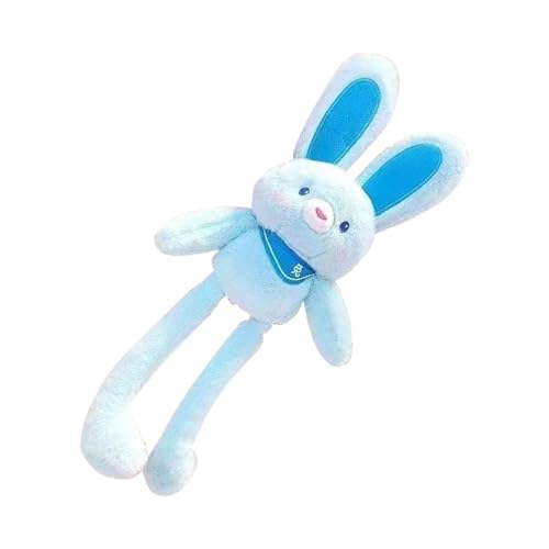 Lnhgh Pull-up-Kaninchen-Plüsch-Schlüsselbund, Ziehen Sie Ohren Rabbit Plüschspielzeug | 11inch interaktive Osterhase gefülltes Tier | Ostern gefülltes lustiges Kaninchenplüsch, Anhängerschlüsselkette von Lnhgh