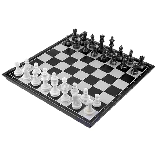 Lnhgh Schachbrett | Multifunktionales Schachspiel für Erwachsene | Familienabend Brettspiel Für Kinder Und Erwachsene, Tragbar Lernspiel Für Zuhause Unterwegs von Lnhgh