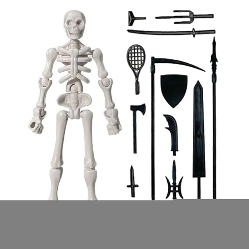 Lnhgh Skelett Spielzeug - Bewegliche Skelett-Puppe - Menschliches Knochenmodell Halloween Schreibtischdekoration für Unterricht Sammeln Ausstellung Klassenzimmer Arbeitsplatz Eingang Draußen Feiertag Lnhgh Skelett Spielzeug - Bewegliche Skelett-Puppe - Menschliches Knochenmodell Halloween Schreibtischdekoration für Unterricht Sammeln Ausstellung Klassenzimmer Arbeitsplatz Eingang Draußen Feiertag von Lnhgh