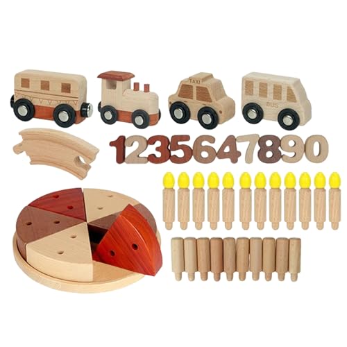 Lnhgh Spielgeburtstagstorte,Geburtstagsfeier Kuchen-Zug Spielset - Kleinkindspiele Vorschule Lernaktivitäten, Lernspielzeug Cupcake Deko Für Kinder Ab 3 Jahren Lnhgh Spielgeburtstagstorte,Geburtstagsfeier Kuchen-Zug Spielset - Kleinkindspiele Vorschule Lernaktivitäten, Lernspielzeug Cupcake Deko Für Kinder Ab 3 Jahren von Lnhgh